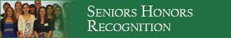 Senior Honors Recognition