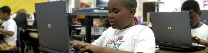 Student using Laptops
