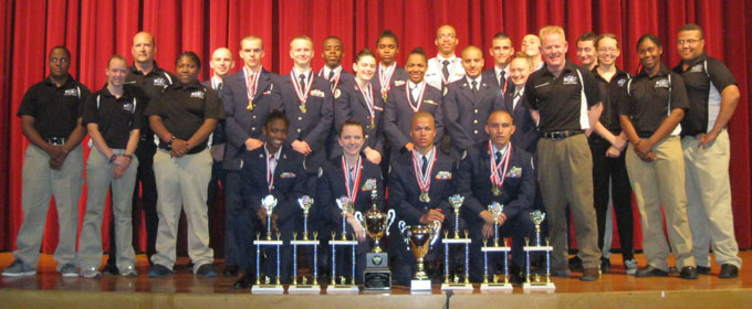 E. C. Glass Air Force JROTC State Champs