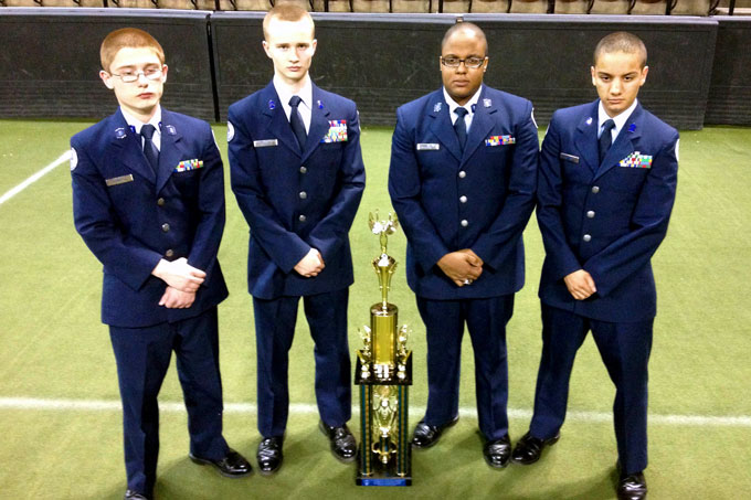 Glass AFJROTC at 2013 National JROTC Drill Competition