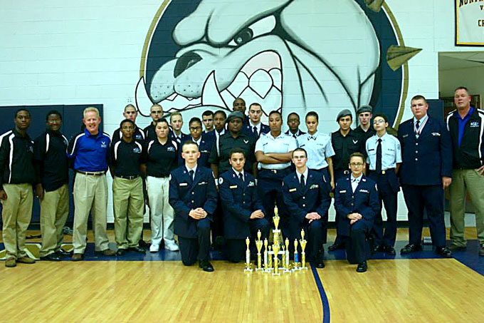Glass Guard Cadets Win Regional Drill Meet