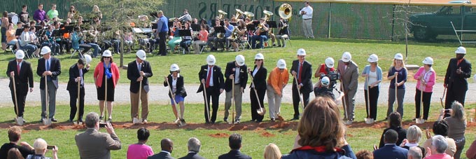 HHS Groundbreaking - School Board and City Council