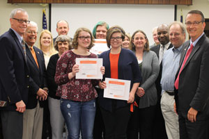 HHS Art Students Recognized by School Board