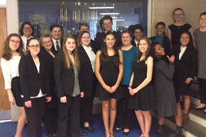 ECG Forensics team poses at competition