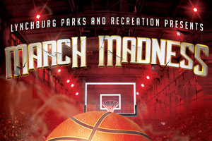 Lynchburg Parks and Rec March Madness artwork