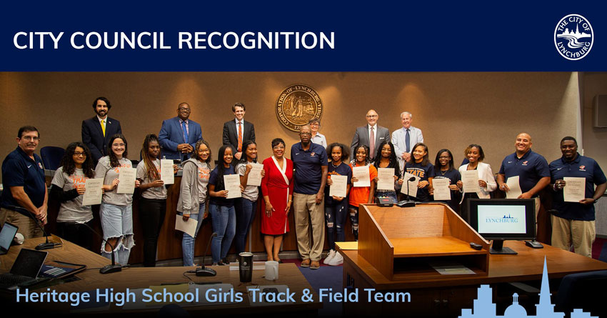 City Council Recognition - Heritage High School Girls Track & Field Team