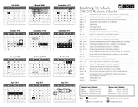 LCS Calendar LCS Lynchburg City Schools