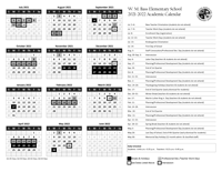 2021-22 Bass Calendar
