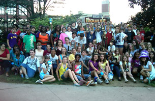 LMS band and orchestra at Hershey Park