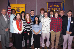 Optimist Club Award Winners