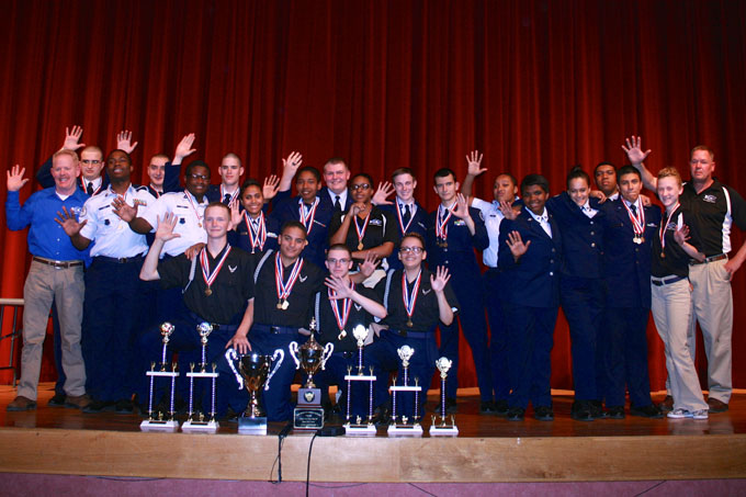ECG AFJROTC Drill Team State Champs