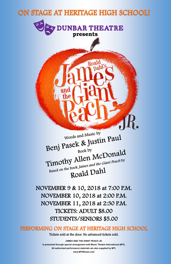 James and the Giant Peach Jr. poster