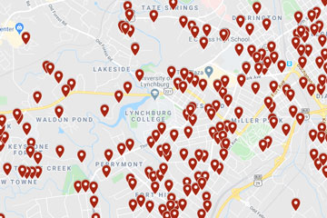 Meal Delivery Map