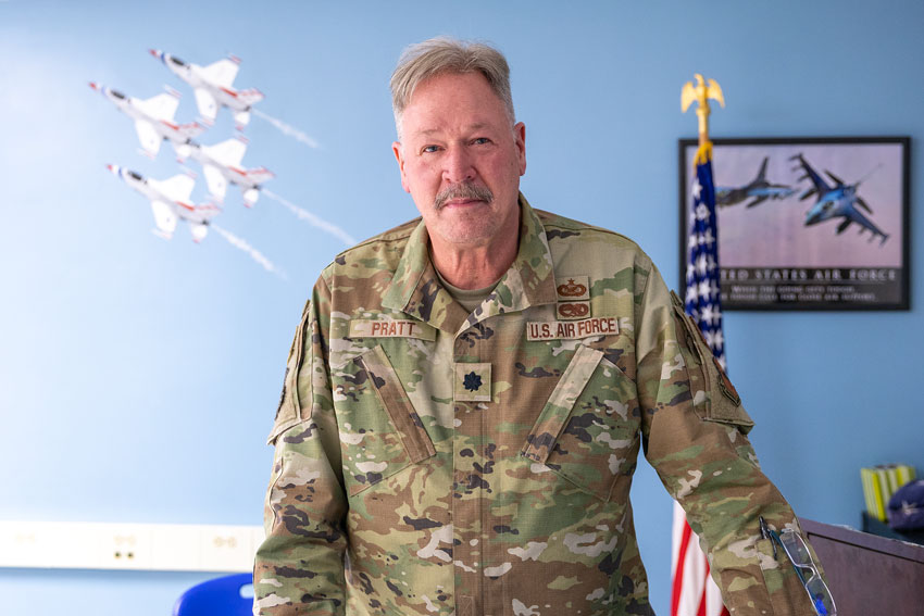 JROTC instructor in classroom