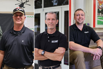 School Security Officers: Caputo, Scott and Sensabaugh