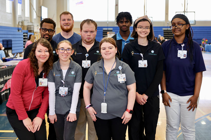 Group of students and staff from Project Search program