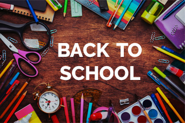 Back to School in text