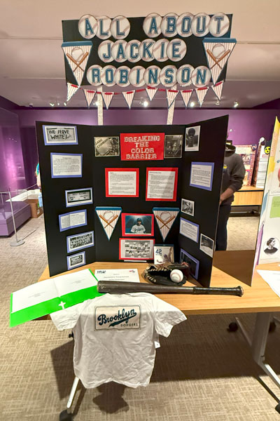 "All About Jackie Robinson" history day project