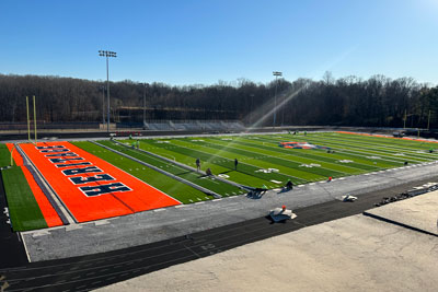 New heritage field turf