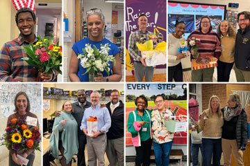 Collage of building Teachers of the Year for 2025-26