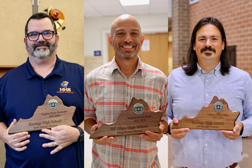 Three directors holding VBODA awards