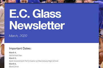 E. C. Glass Newsletter March 2020