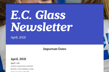 E. C. Glass Newsletter April 2021