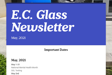 E. C. Glass Newsletter May 2021