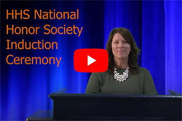HHS National Honor Society Induction Ceremony video