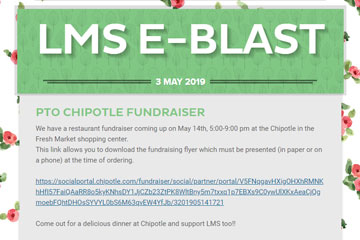 LMS e-blast 3 May 2019