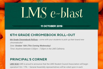 LMS e-blast 11 October 2019