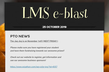 LMS e-blast 25 October 2019