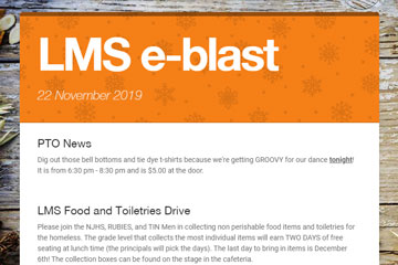 LMS e-blast 22 November 2019