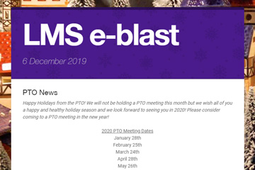 LMS e-blast 6 December 2019