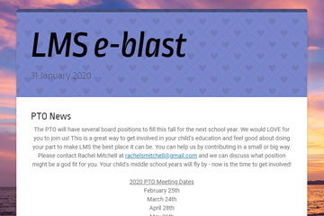 LMS e-blast 31 January 2020