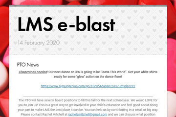 LMS e-blast 14 February 2020