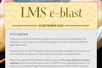 LMS e-blast 16 September 2020