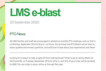 LMS e-blast 23 September 2020
