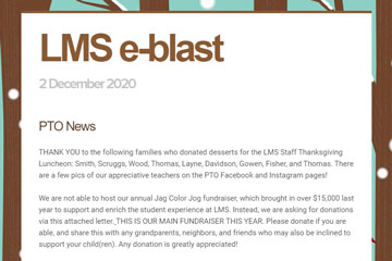 LMS e-blast 2 December 2020