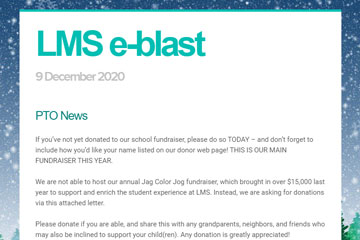 LMS e-blast 9 December 2020