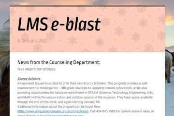 LMS e-blast 6 January 2021