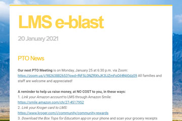 LMS e-blast 20 January 2021