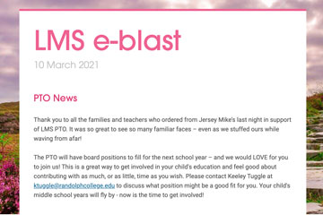 LMS e-blast 10 March 2021