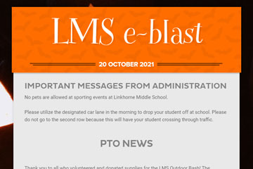 LMS e-blast 20 October 2021