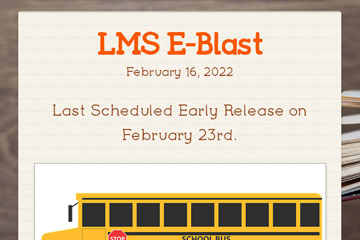 LMS e-blast 16 February 2022