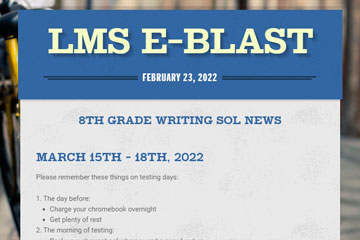 LMS e-blast 23 February 2022