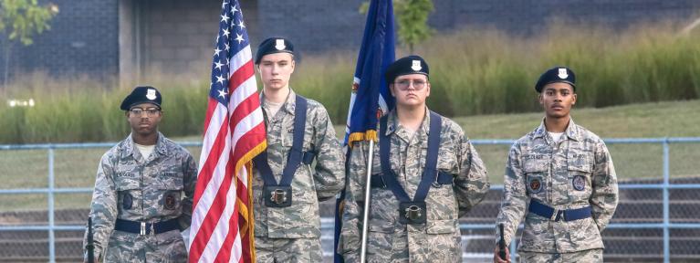 Air Force JROTC cadets