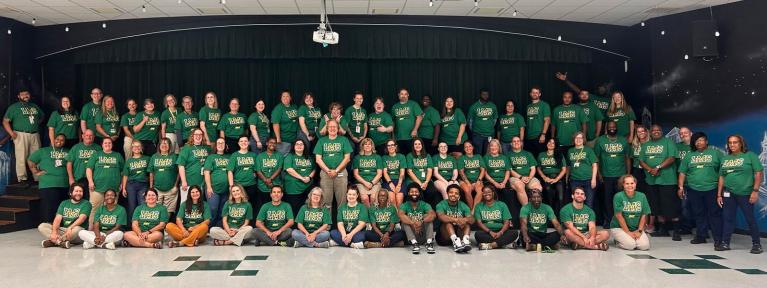 Group photo of school staff