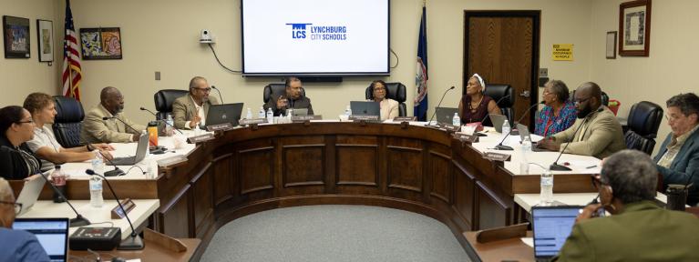 School board meeting