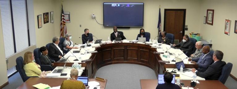 School board meeting